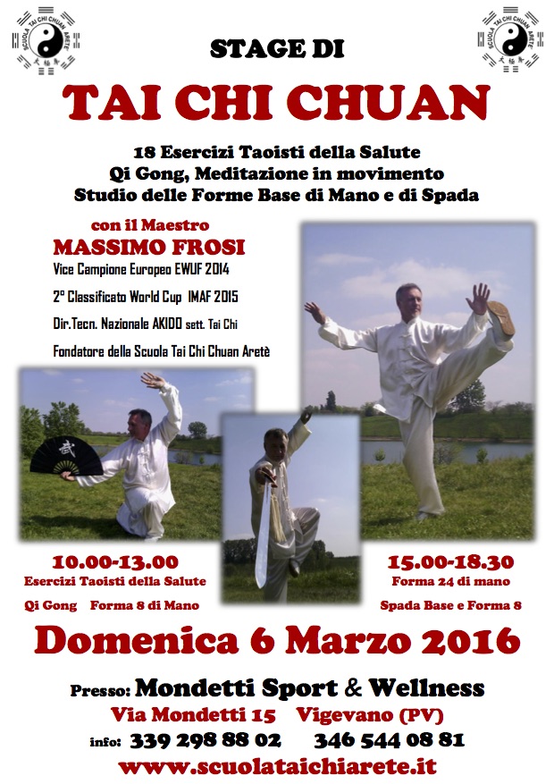Prossimo evento: stage a Vigevano a marzo!